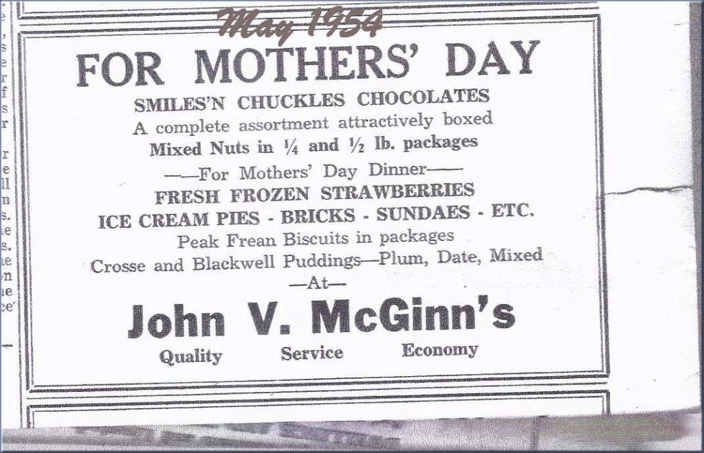 May 1954 Cobden Sun-Mothers day